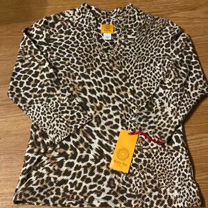Ruby Rd. Leopard Print Blouse